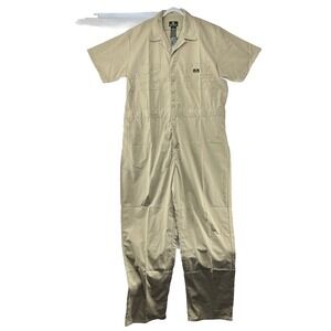 Natural Uniforms Coverall Workwear Short‎ Sleeve Jumpsuit 2XLT
